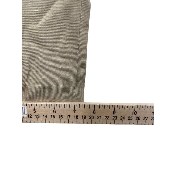 Blackberrys Mens linen blend office trouser pants Beige sz 36 - Picture 7 of 12